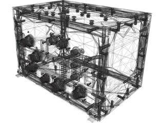 Electronic Box 3D Model