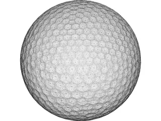 Golf Ball 3D Model