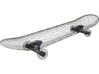 Skateboard 3D Model