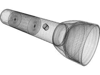 Torch MagLite 3D Model