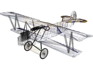 Fokker D.VII 3D Model