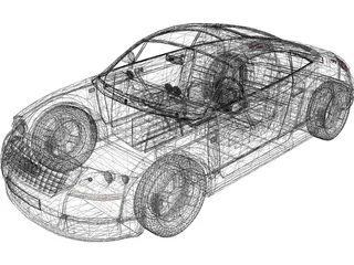 Audi TT 3D Model