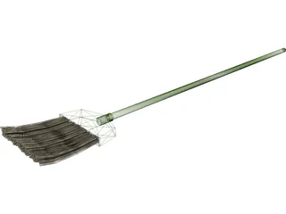 Sweep Broom 3D Model