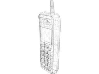 Cordless Phone 3D Model