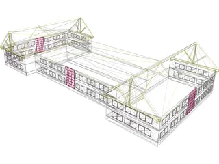 Retail Building 3D Model