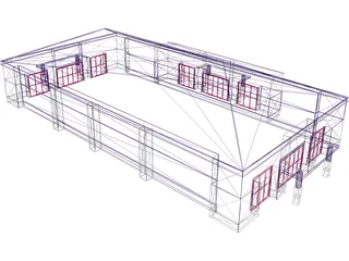 Retail Building 3D Model