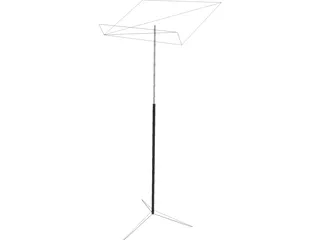 Music Stand 3D Model