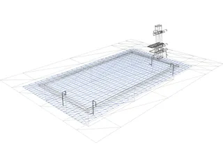 Indoor Pool 3D Model