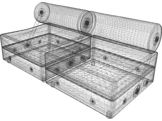 Todo Modo Sofa 3D Model