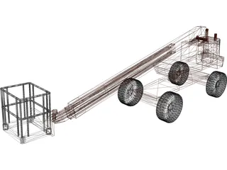 Snorkelift Man-Lift 3D Model