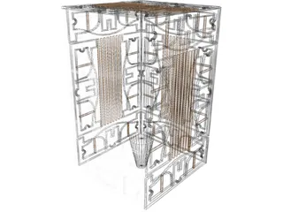 Golden Cage  3D Model