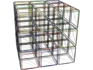 Rubicks Cube 3D Model