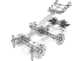 Catapult 3D Model