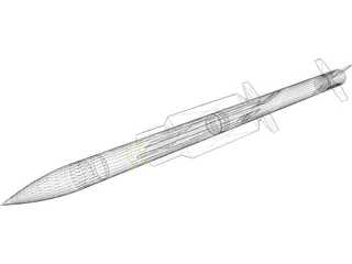 RIM-67 SM-2 Standard Missile 3D Model