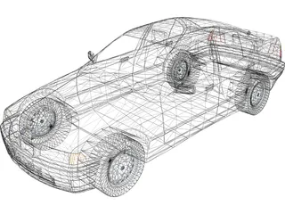 BMW 325 (1996) 3D Model