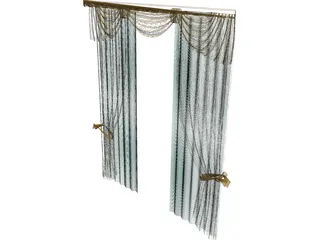 Curtains 3D Model