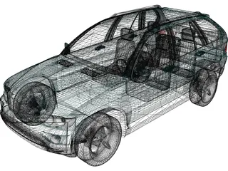 BMW X5 3D Model