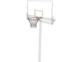 Basketball Hoop 3D Model