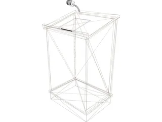 Lectern 3D Model