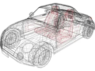 Daihatsu Copen 3D Model