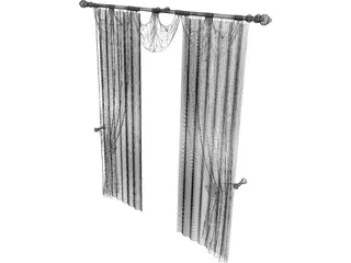 Curtains 3D Model