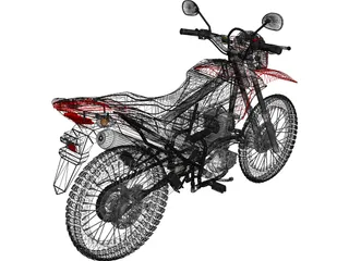 Honda Bros 160 3D Model