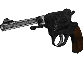 Nagant M1895 3D Model