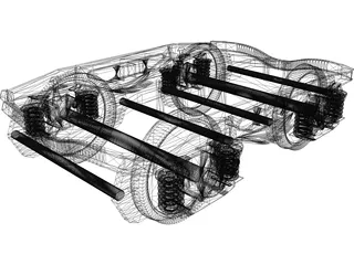 Y-25 Bogie 3D Model