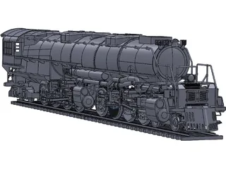 Union Pacific Big Boy 3D Model