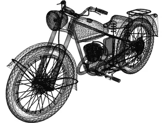 BSA Bantam D1 (1948) 3D Model