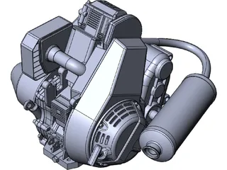 Engine Lombardini LGA 340 3D Model