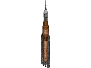 Space Launch System SLS 3D Model