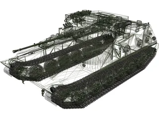 Mitsubishi Type 89 IFV 3D Model