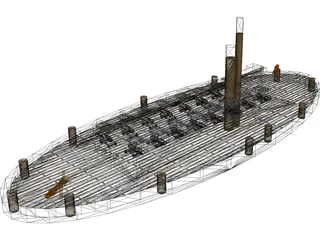 Ironclad 3D Model