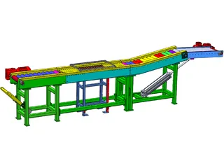 Shrink Conveyor 3D Model