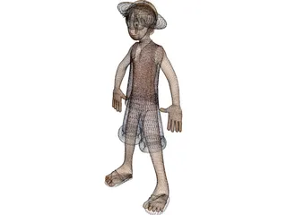 Luffy 3D Model