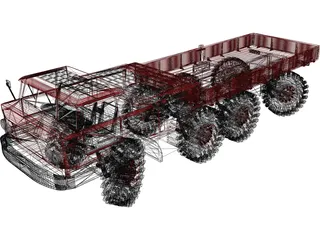 Zil 135LM 3D Model