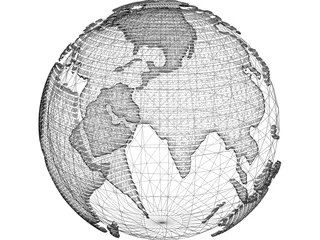 Globe 3D Model