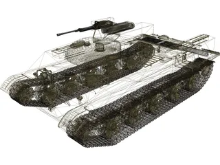 BTR-T 3D Model