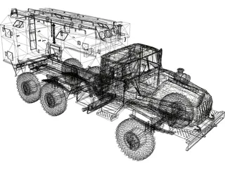 URAL 4320 3D Model