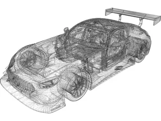 Mercedes-AMG GT3 3D Model