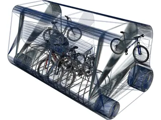 Bike Parking 3D Model
