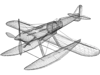 Macchi MC72 3D Model