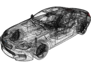 BMW M6 Coupe (2014) 3D Model