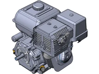 Honda GX390 Engine 3D Model