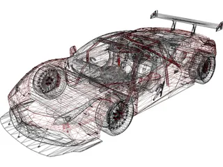 Ferrari 488 GTB R (2016) 3D Model