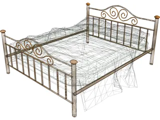 Iron Bed 3D Model