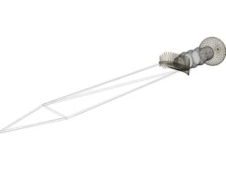 Roman Sword 3D Model