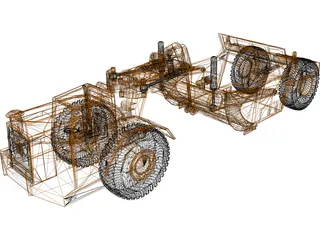 Caterpillar Grader 3D Model