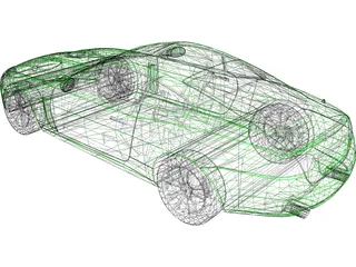 Jaguar XK 3D Model